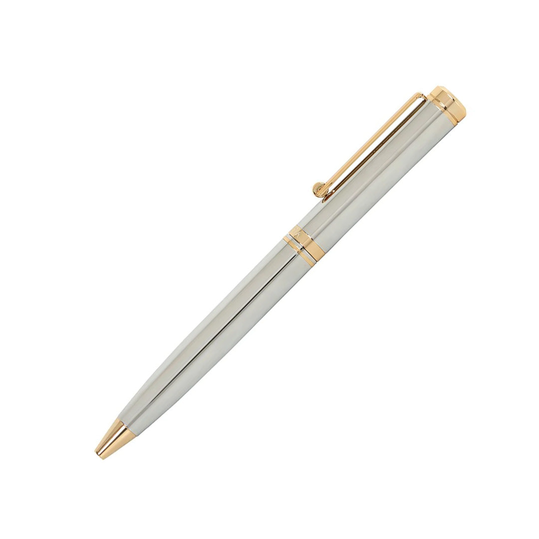 Arista Ballpoint Pen With Gold Chrome Table Clock