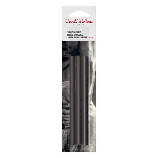 Conte a Paris natural charcoals - Set of 5