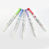 Zebra Mildliner Dual-Tip Brush Pen Set x 5