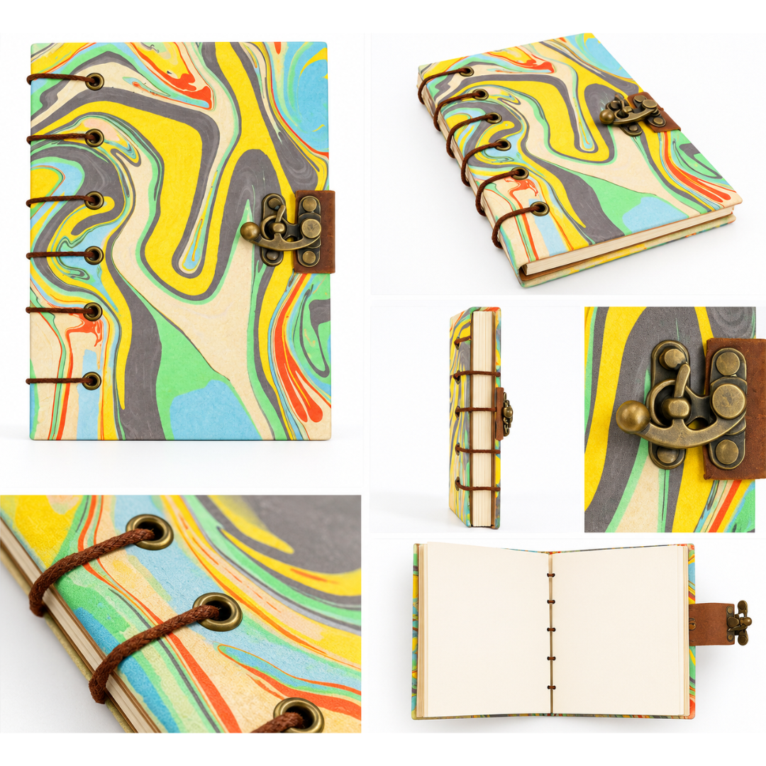 Craft A4 Junky Lock Binding Unruled Journal
