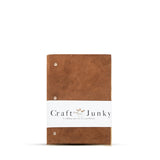 Craft Junky Suede Leather A5 Ruled Diary