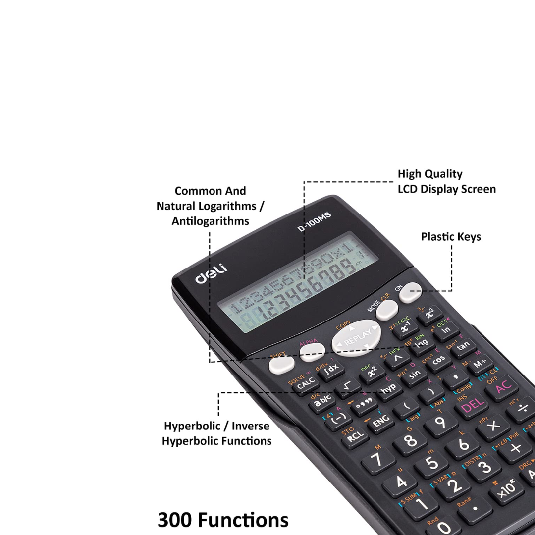 Deli D-100MS Scientific Calculator