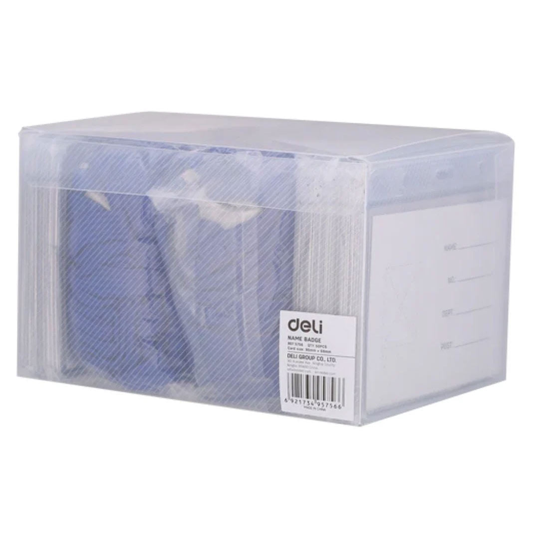 Deli Transparent Name Badge