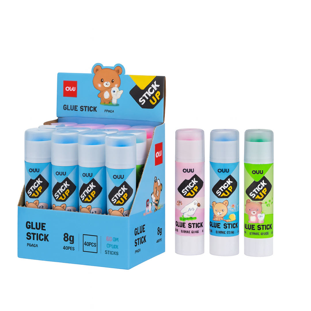 Deli Glue Stick Transparent Barrel