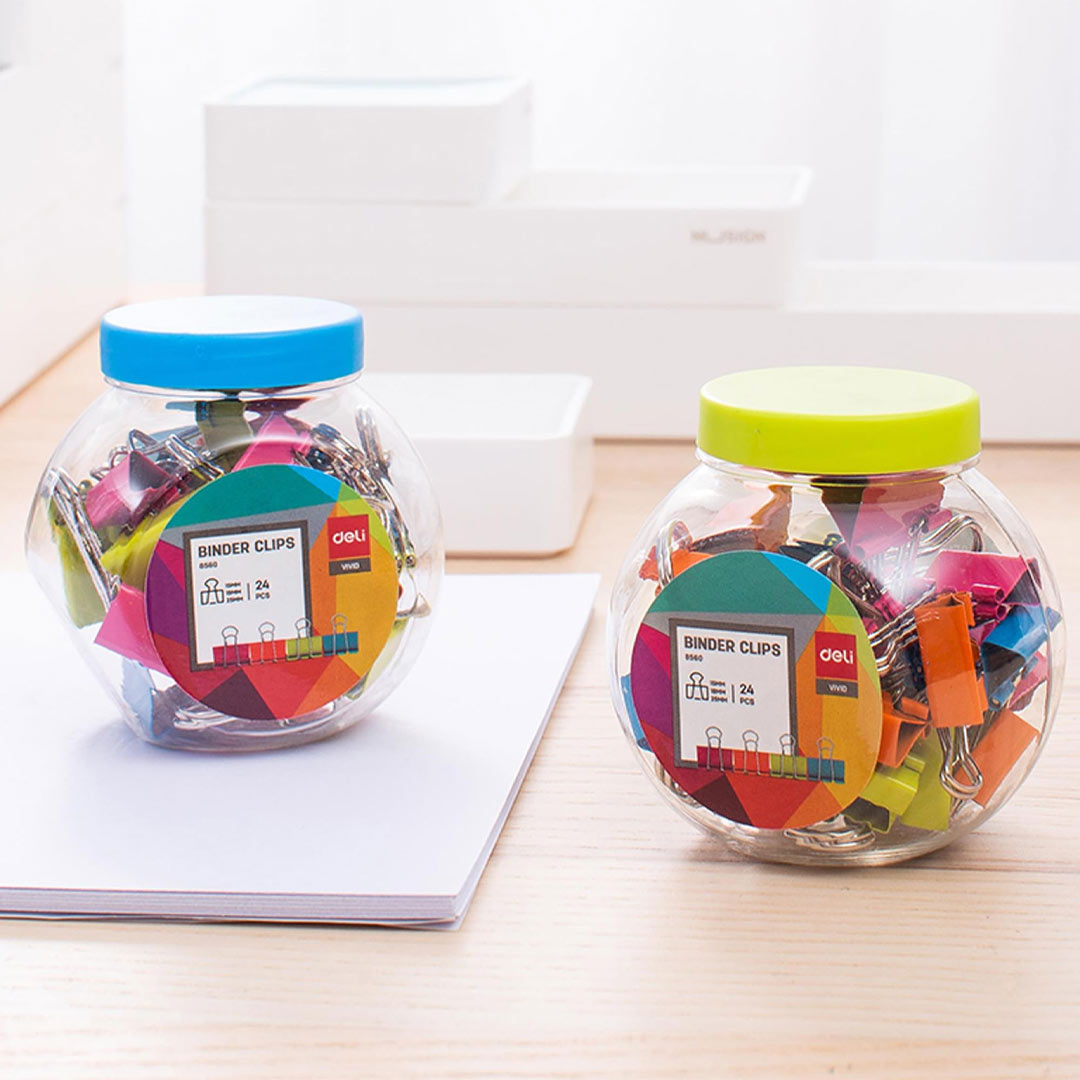 Deli Assorted Binder Clips