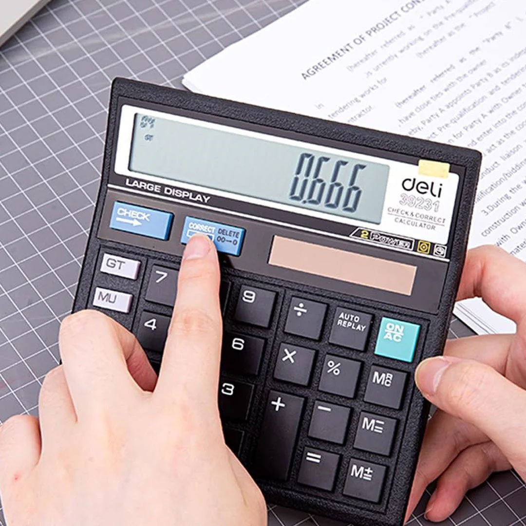 Deli Easy Electronic Calculator