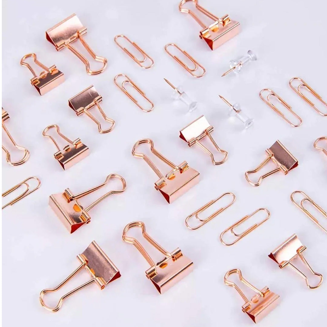 Deli Essentials Rose Gold Edition Desk Accessories Set