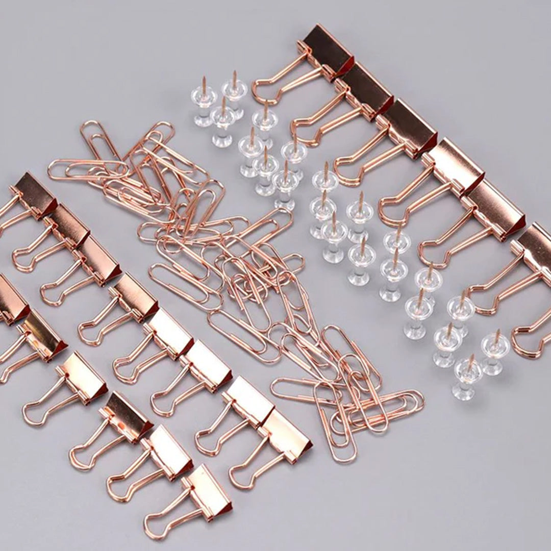 Deli Essentials Rose Gold Edition Desk Accessories Set