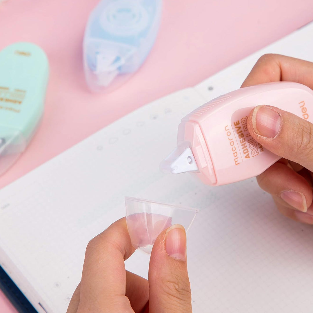 Deli Macaron Adhesive Roller Stick Up