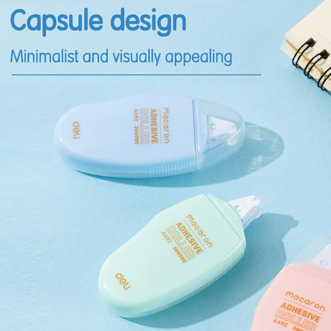 Deli Macaron Adhesive Roller Stick Up