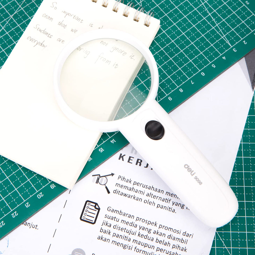 Deli Magnifying Glass With LED Light