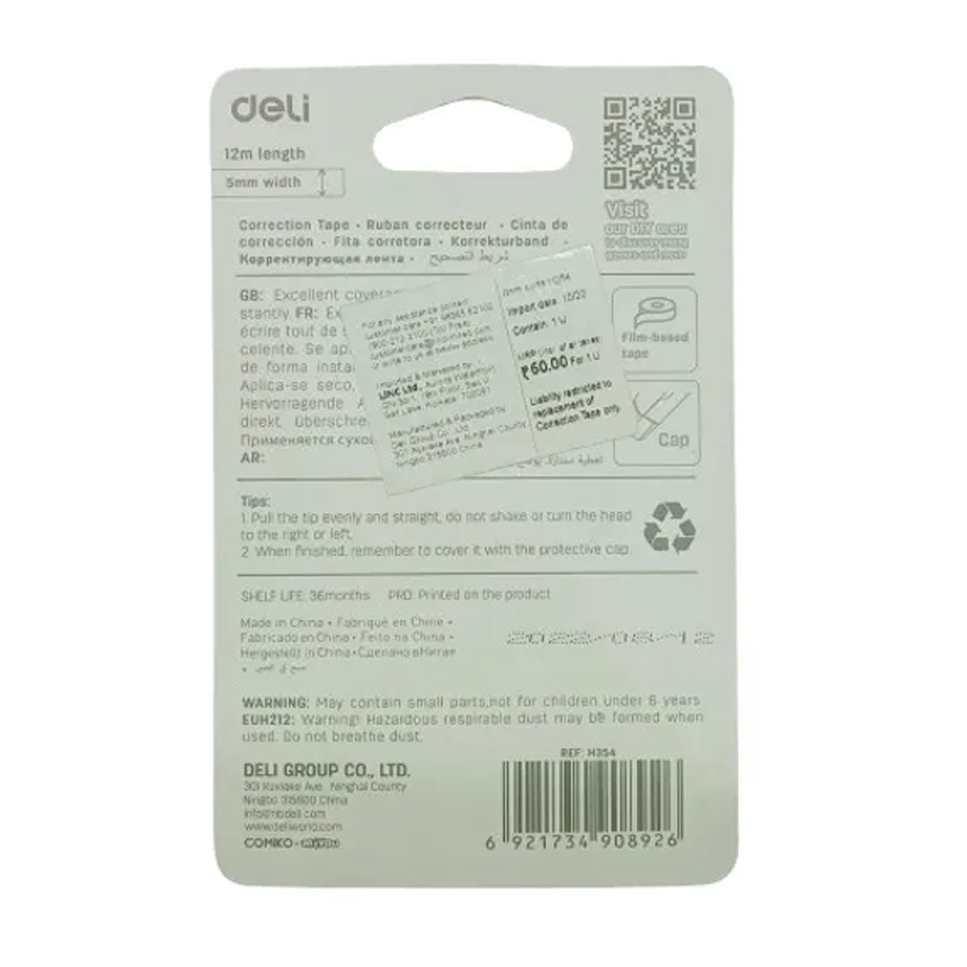 Deli WH354 Correction Tape