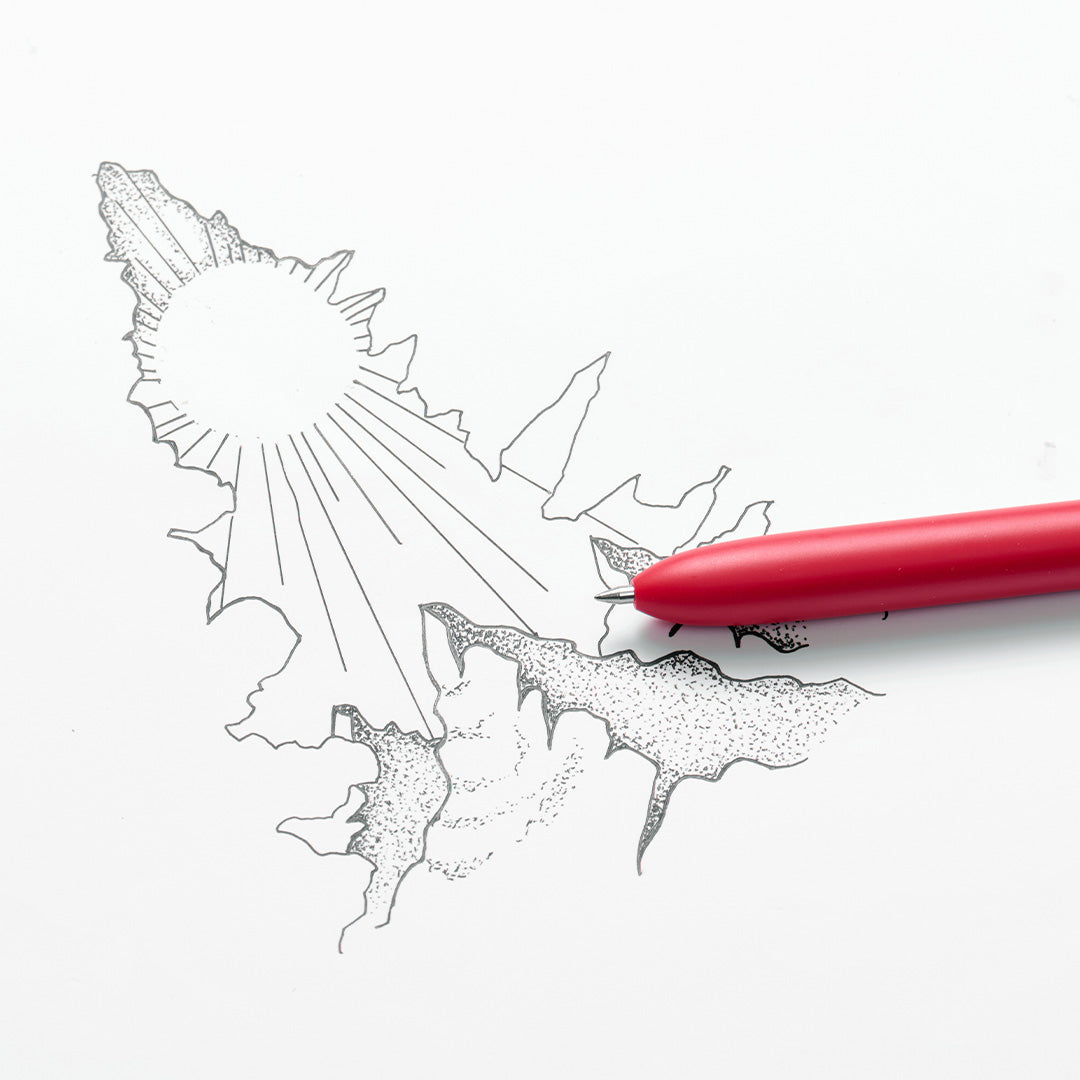 Kaco Dip Retractable 0.5 Gel Ink Pen