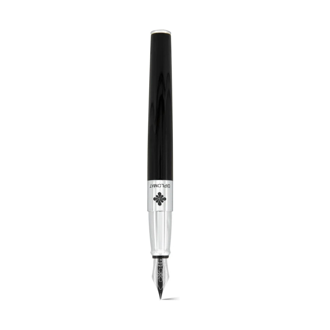 Diplomat CLR Black Lacquer Fountain Pen