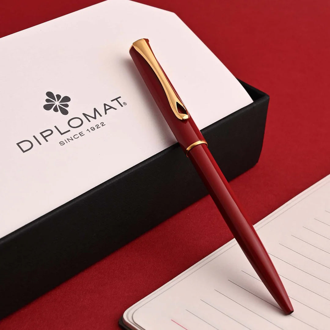 Diplomat Traveller Dark Red GT Ballpoint Pen