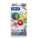 Doms Opti Grip Plastic Crayons-Set of 24