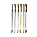 Dong-A MY METAL 0.7MM Bronze2_Silver2_Gold2 Gel Pen pack Of 6