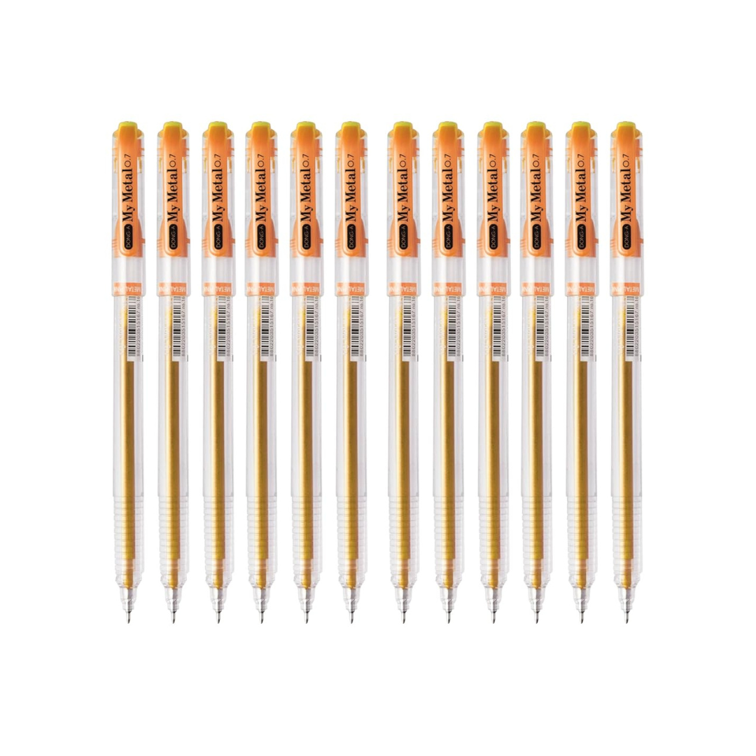 Dong-A 0.7mm Metallic Gel Pen Set