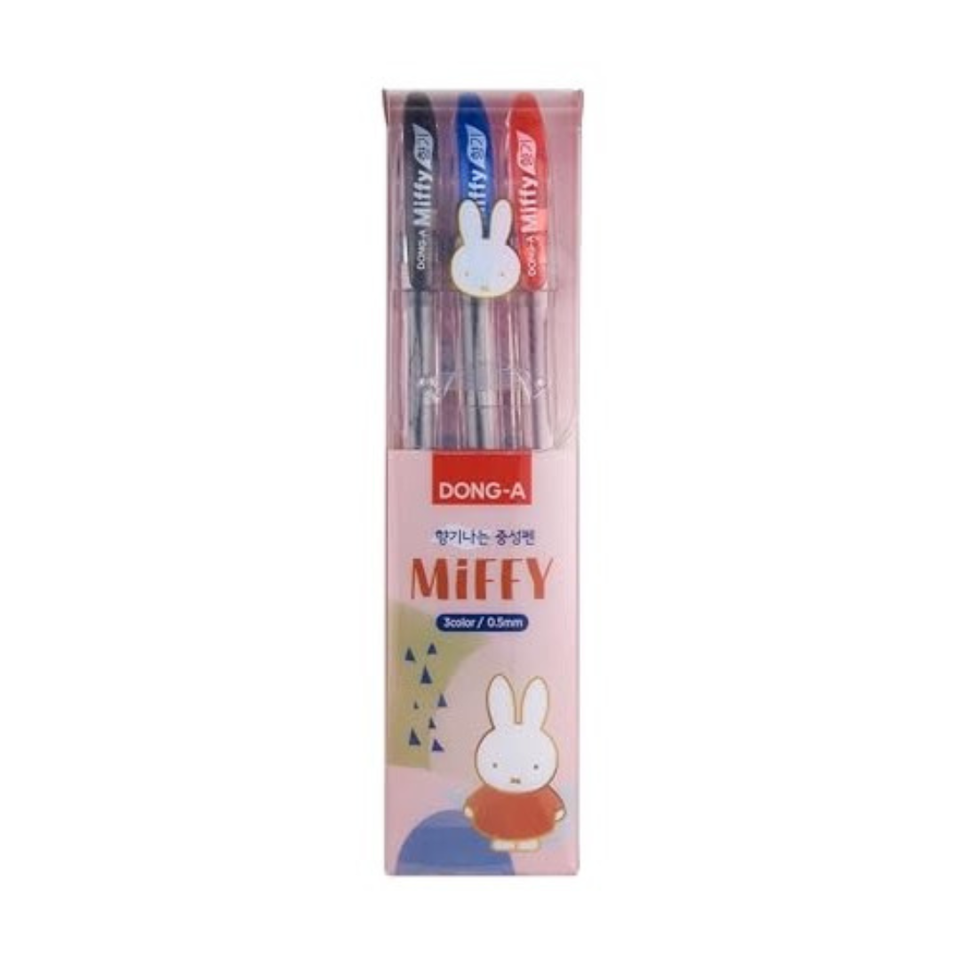 Dong-A Miffy Bunny Gel Ink Scented Rollerball Pens, 0.5mm