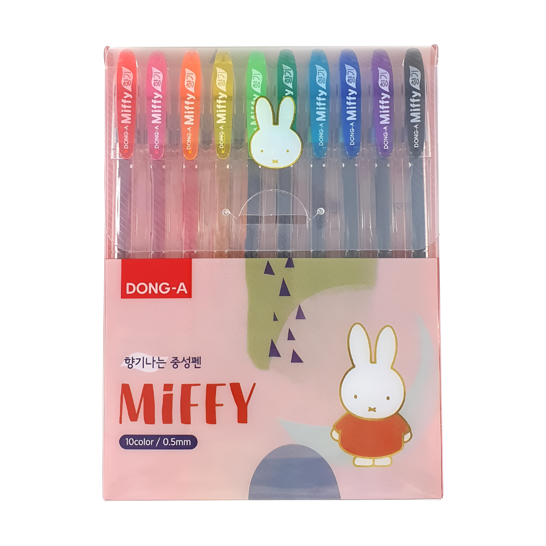 Dong-A Miffy Bunny Gel Ink Scented Rollerball Pens, 0.5mm