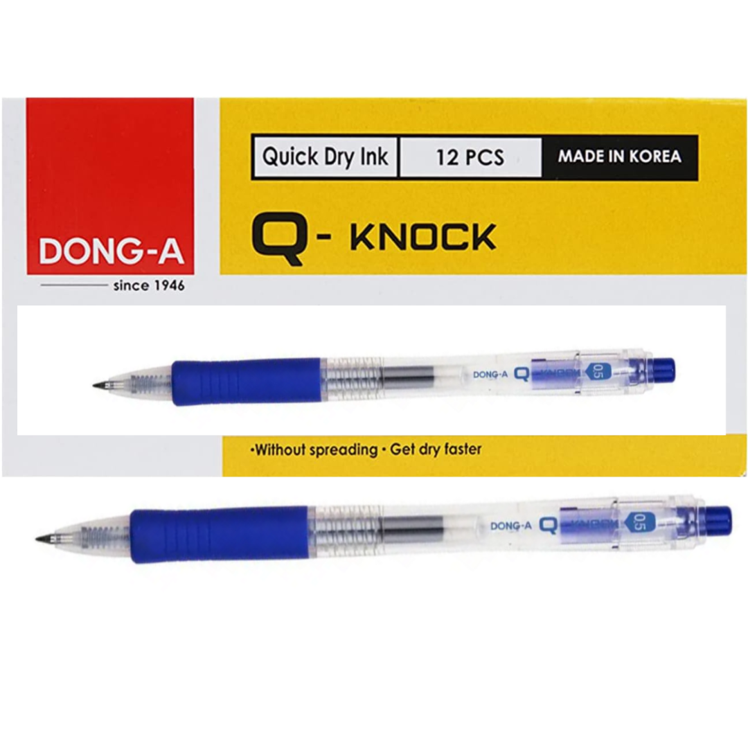 Dong-A Quick Drying Gel pen 0.5mm -Pack of 12