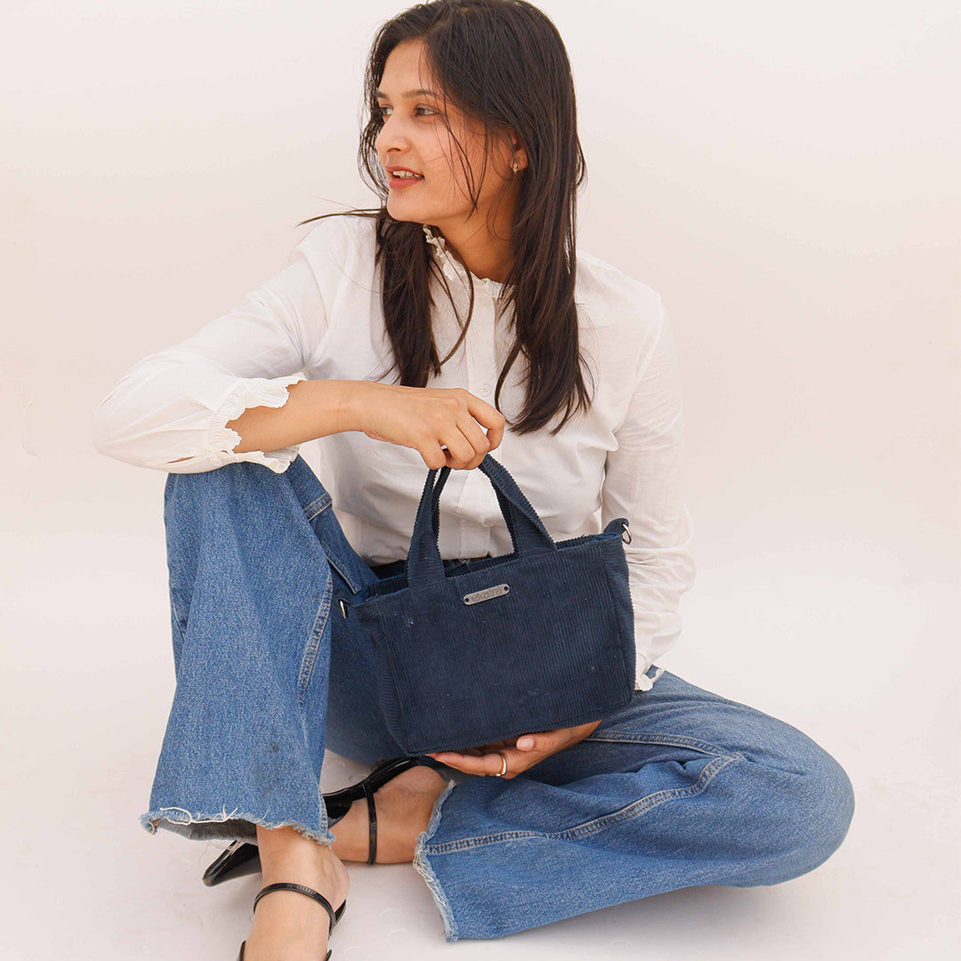 Ekatra Corduroy Mini Tote