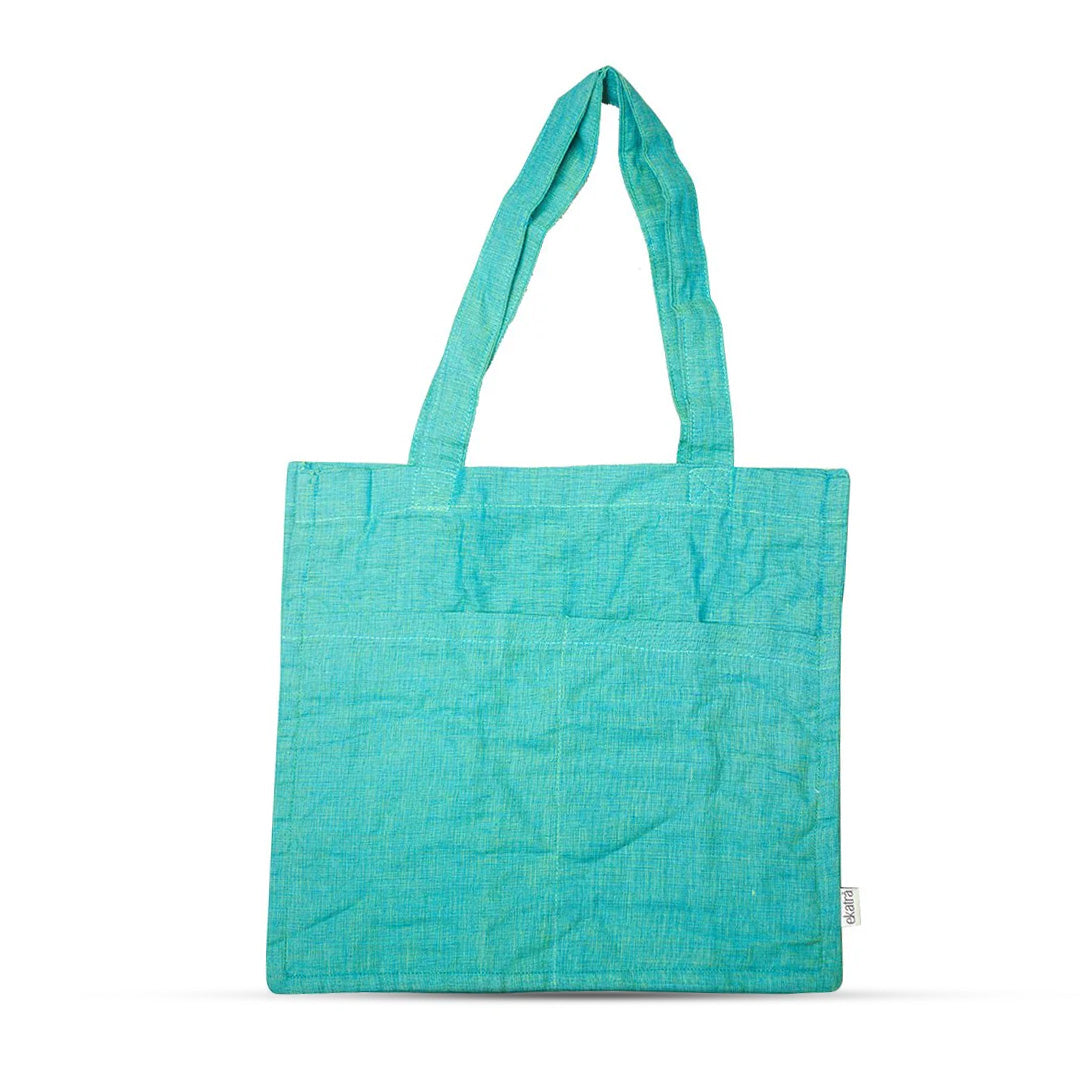 Ekatra Woven Cotton Day tote