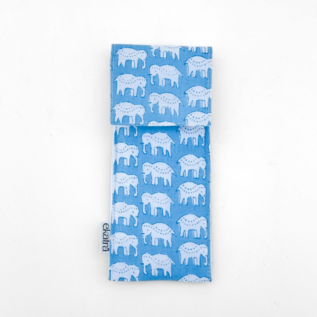 Ekatra Sustainable Pen case/organizer with elastic band