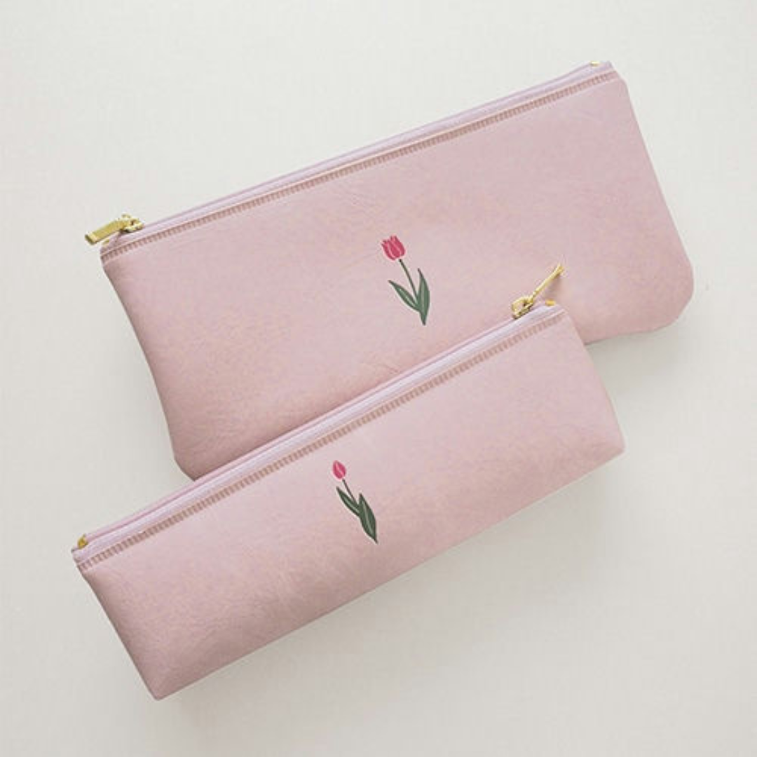 El Commune Pen Case Flat Printemps