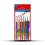 Faber-Castell Flat Tri-Grip Brushes Set