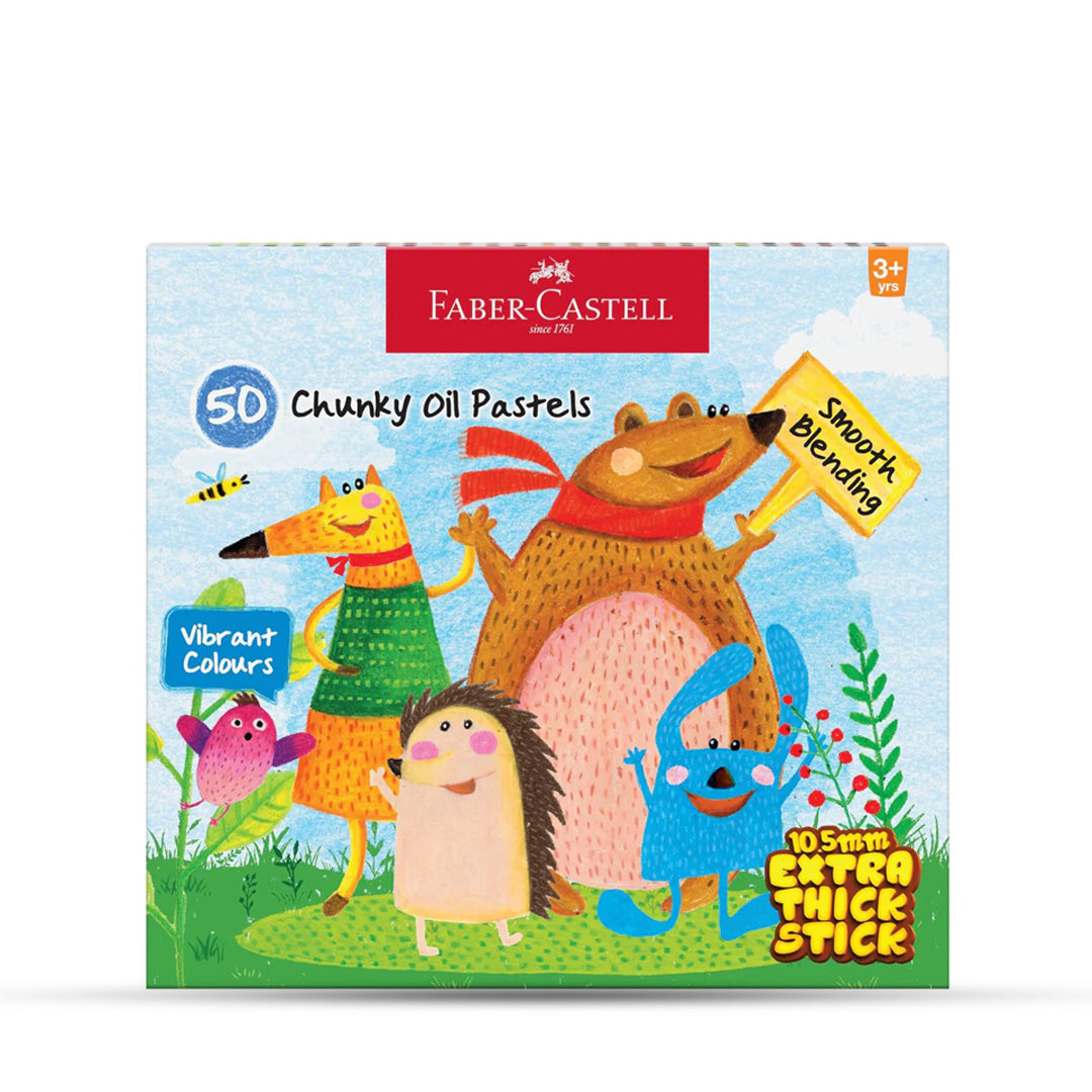 Faber-Castell Chunky Oil Pastels Colour Set