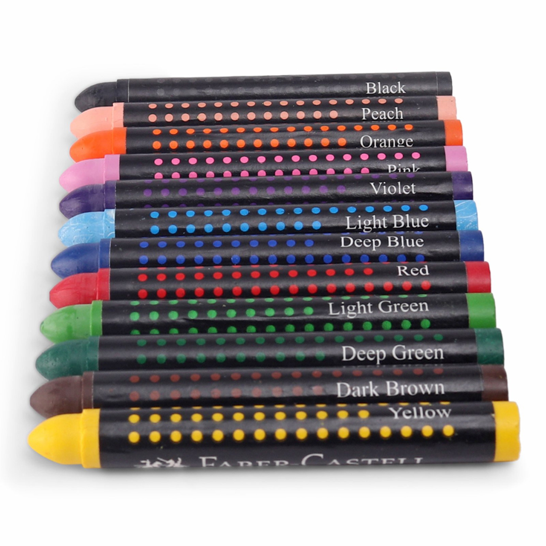 Faber-Castell Jumbo Wax Caryons
