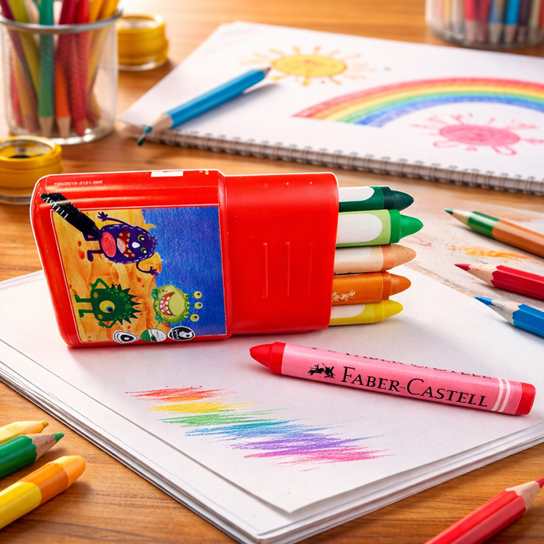 Faber-Castell Triangular Wax Crayon
