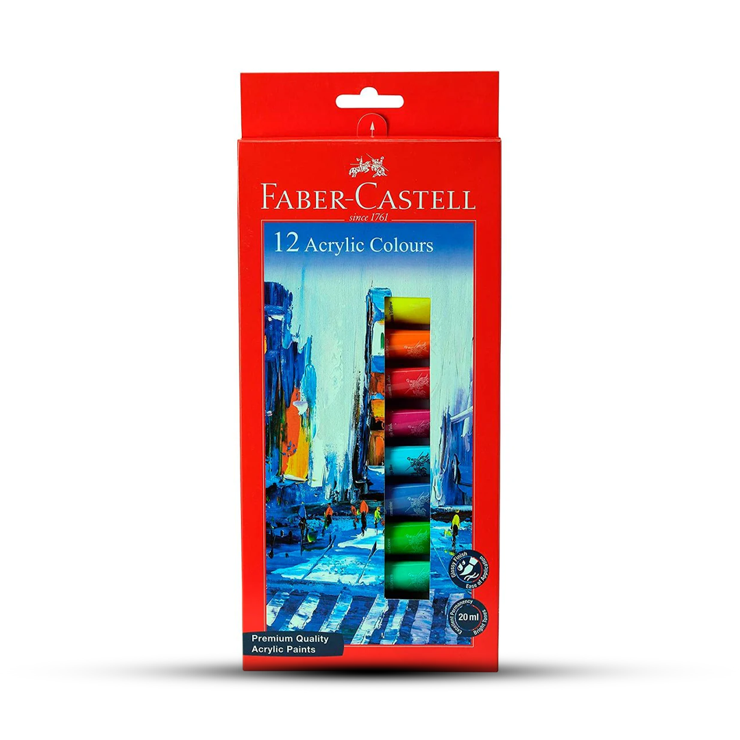 Faber Castell 20ml 12 Acrylic Color