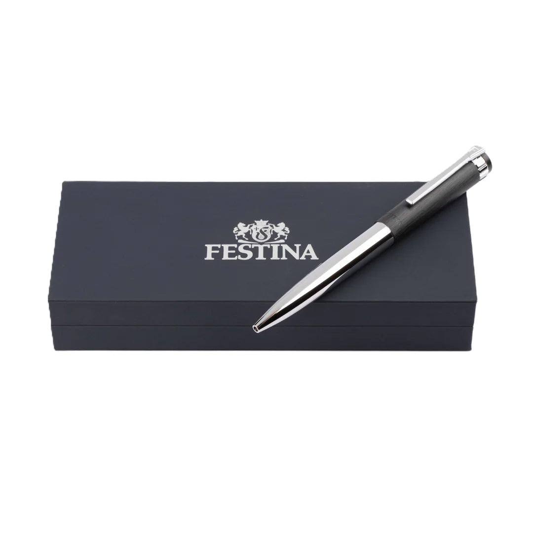 Festina Ballpoint Prestige Chrome Black Pen