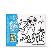 The Talking Canvas Ready to Paint Canvas Kit 8x10 Inch for Kids Age 5+