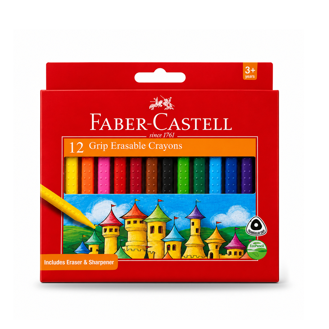Faber-Castell Grip Erasable Crayons
