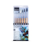 Brustro Faux Squirrelo Mop Brush Set