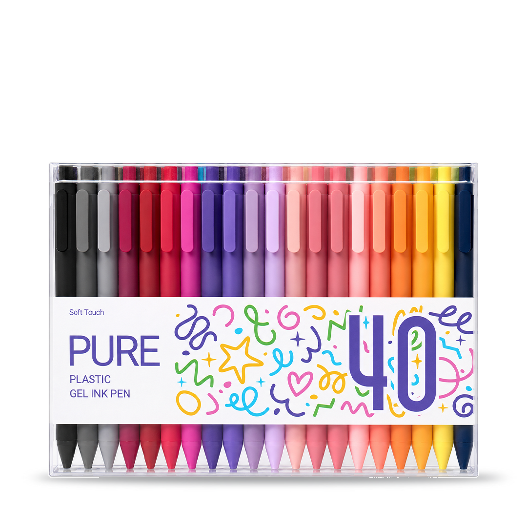 Kaco Pure Assorted 0.5mm Gel Pen Set
