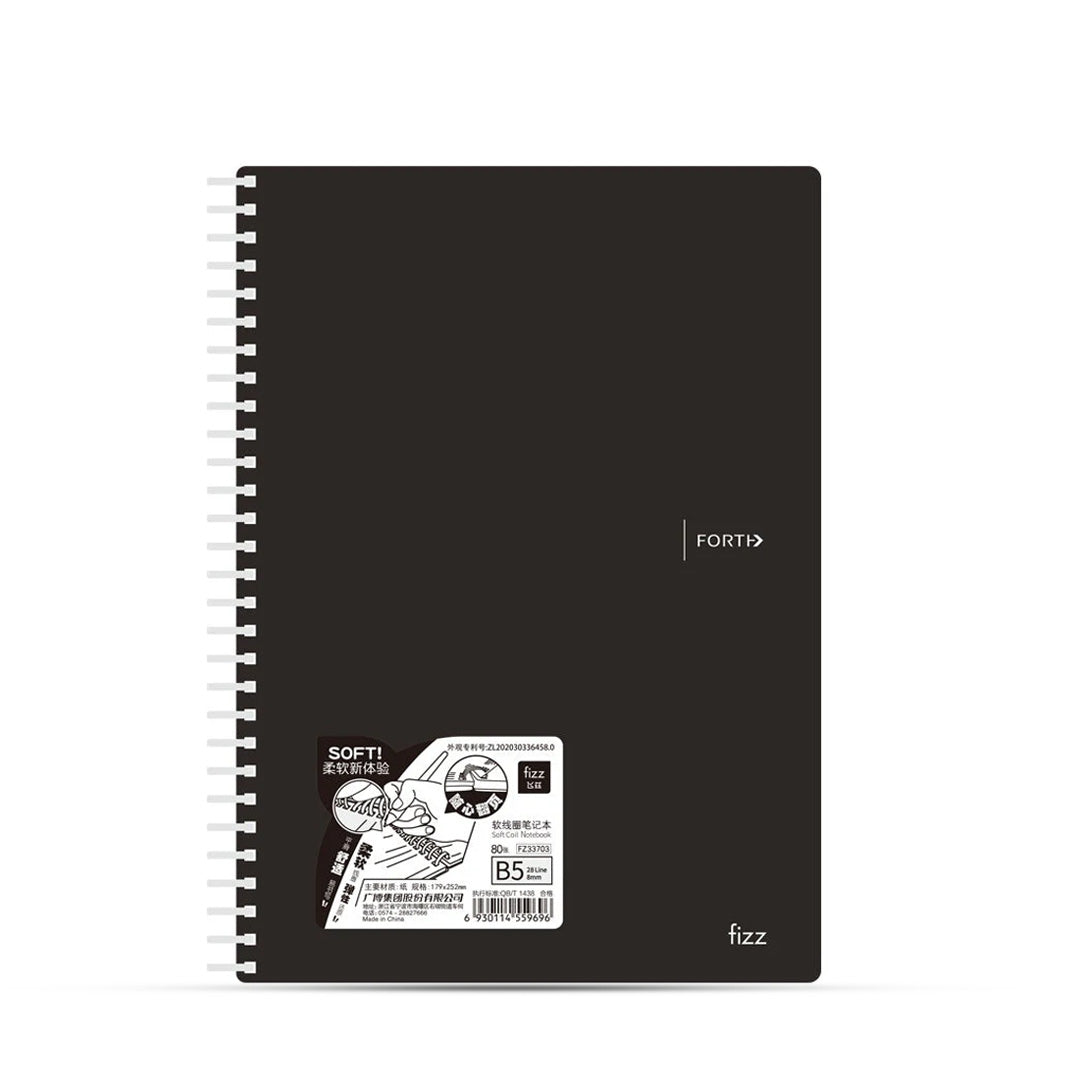Fizz Soft Cover Spiral Ruled Notebook