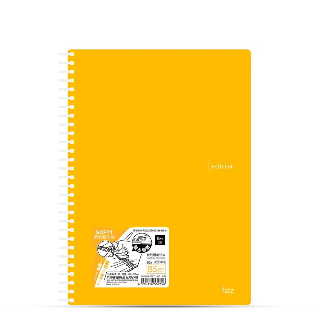 Fizz Soft Cover Spiral Ruled Notebook