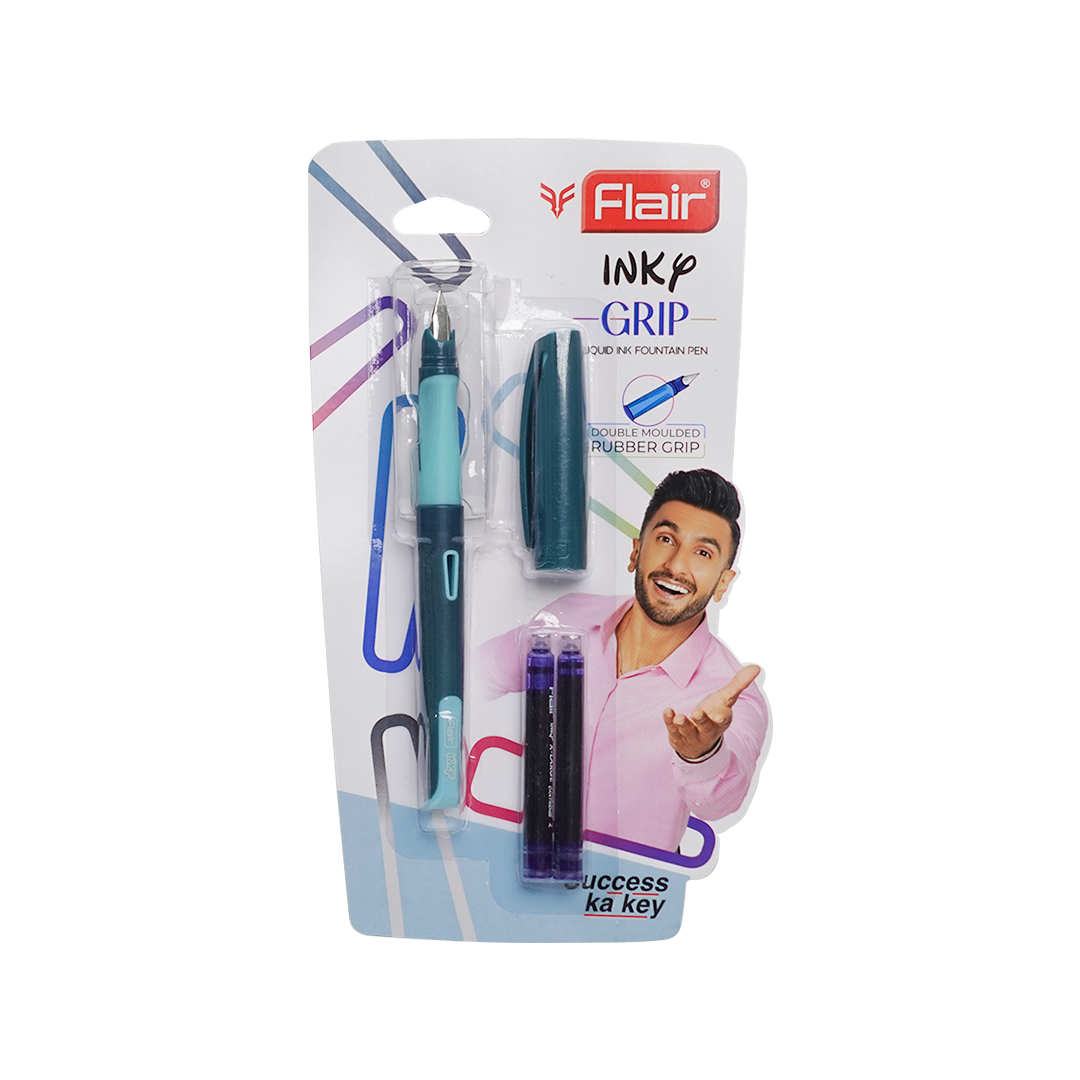 Flair Inky Grip Liquid Ink Fountain Pen