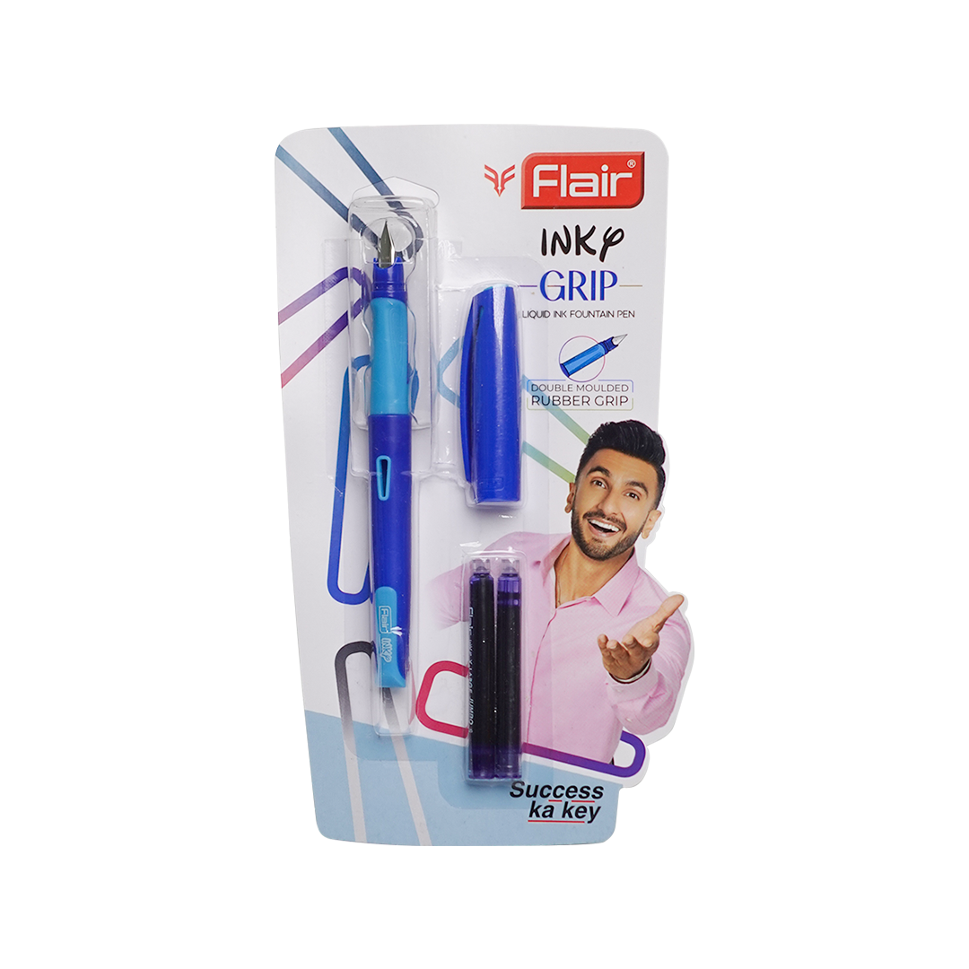 Flair Inky Grip Liquid Ink Fountain Pen
