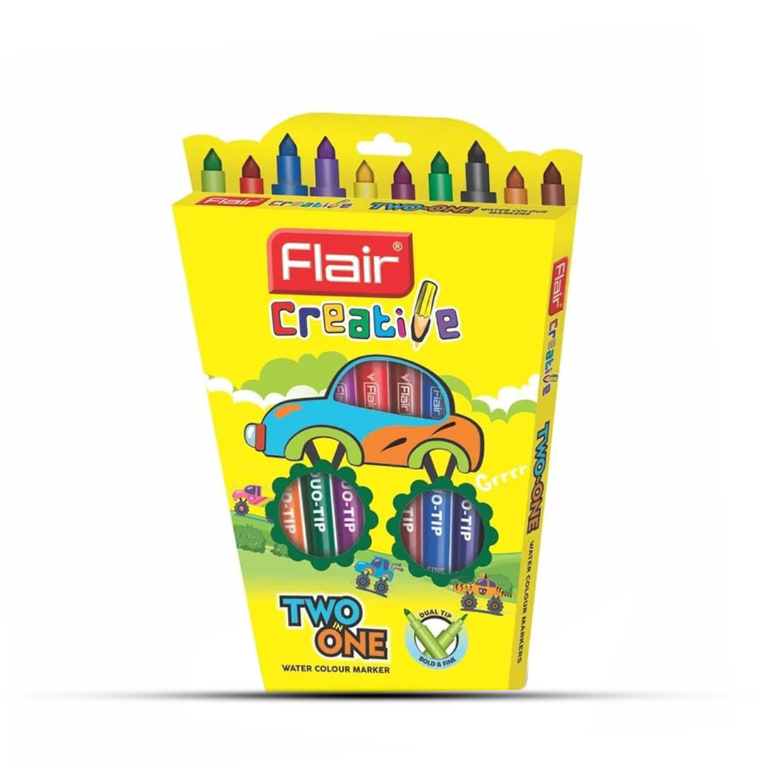 Flair Creative Two In One Marker Set