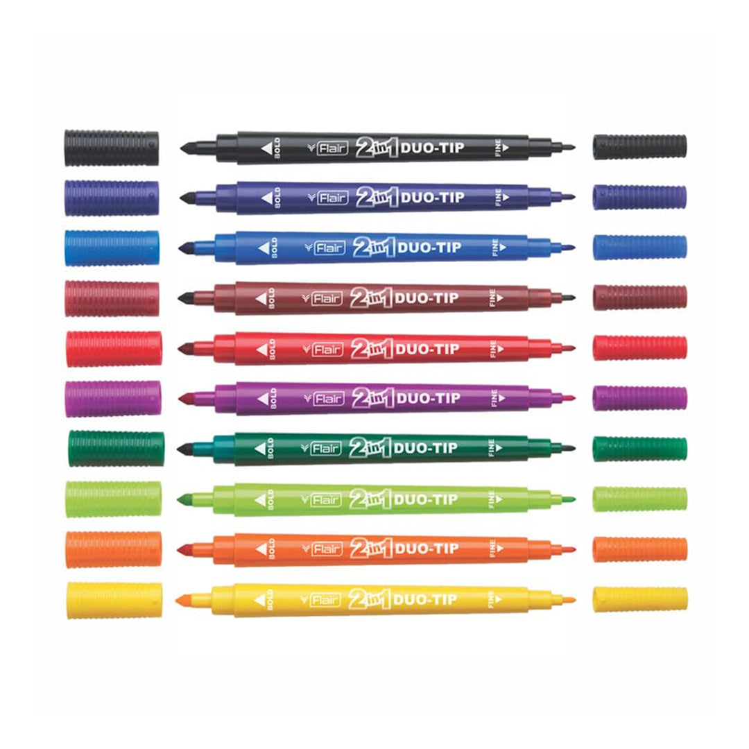 Flair Creative Two In One Marker Set