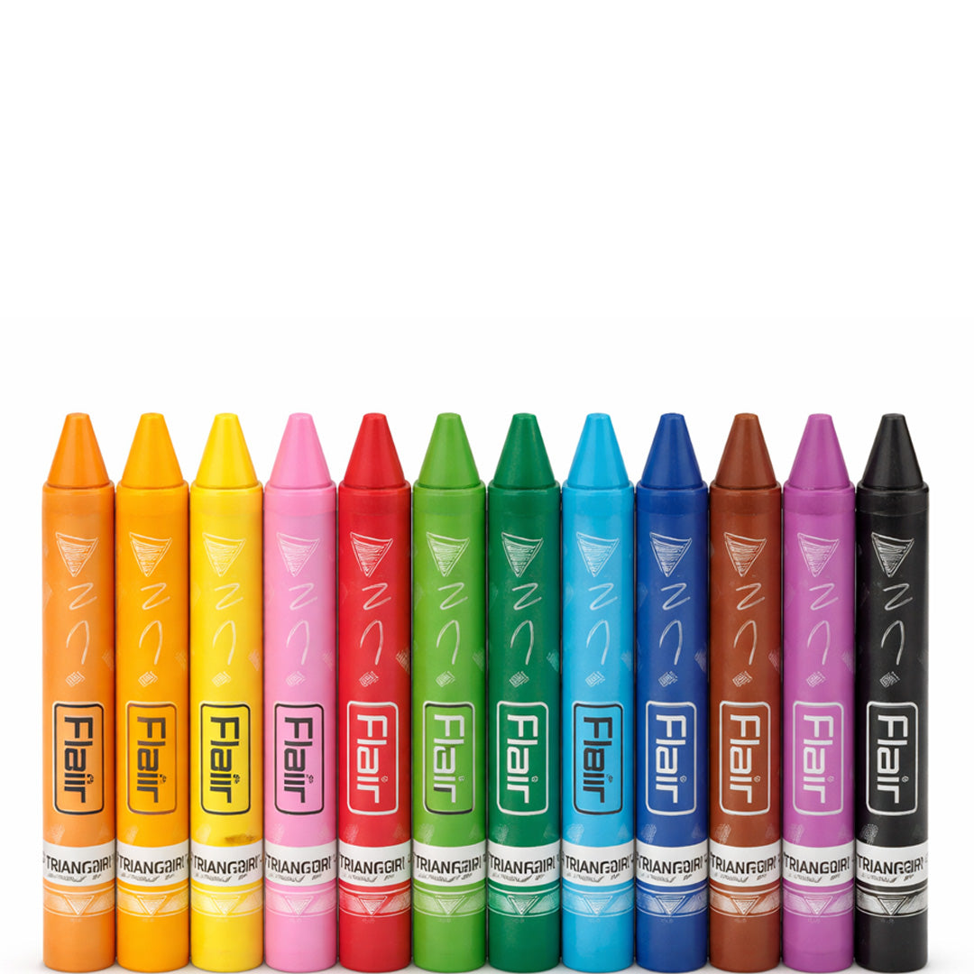 Flair Creative Wax Crayons Set