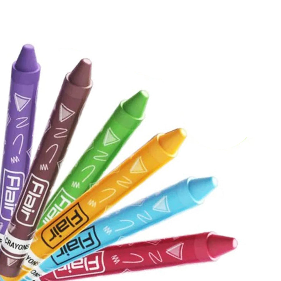Flair Creative Wax Crayons Set