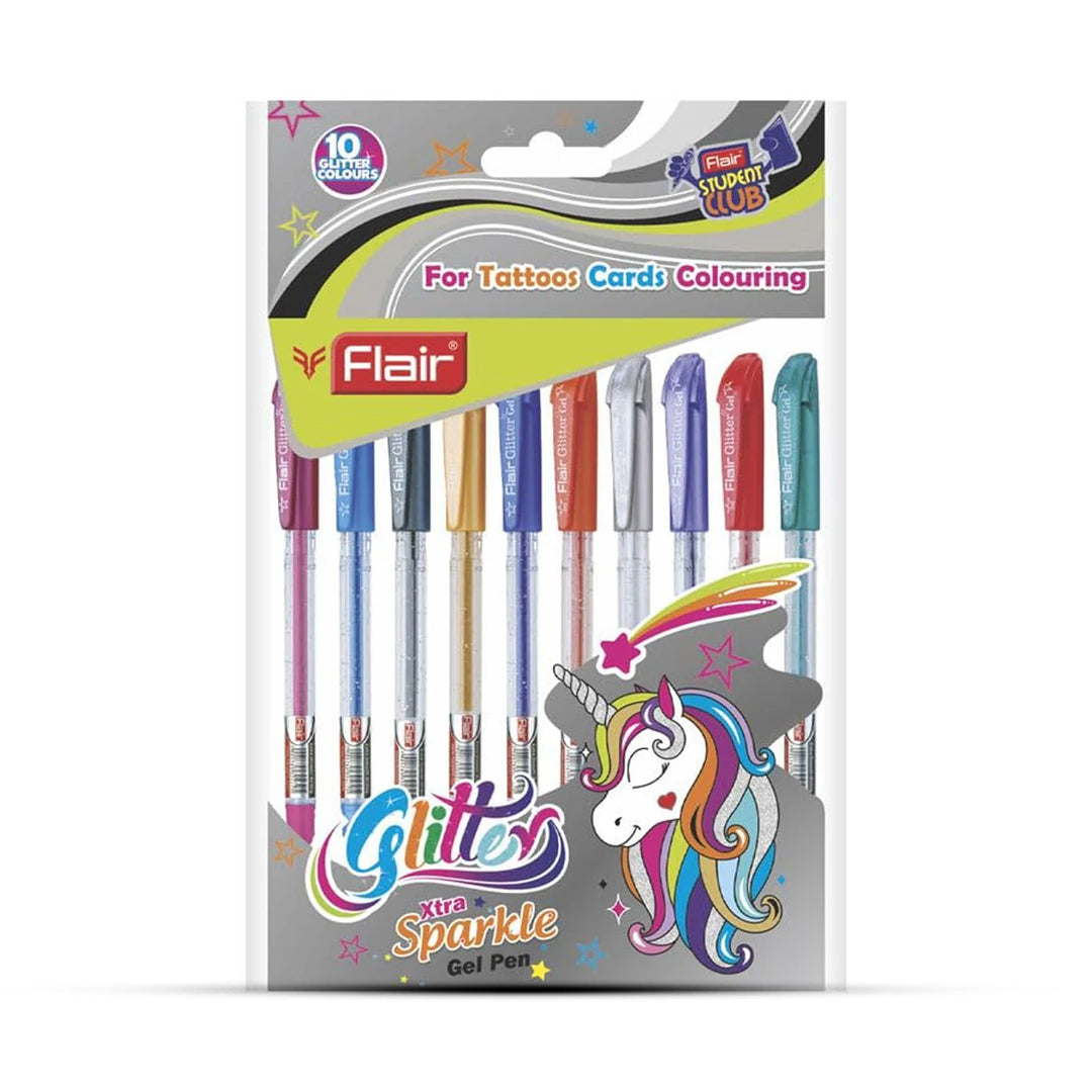 Flair Glitter Xtra Gel Pen Set
