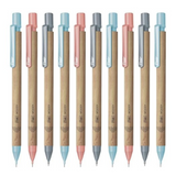 Flair Woody 0.7mm & 0.5mm Multicolor Mechanical Pencil-Pack of 10