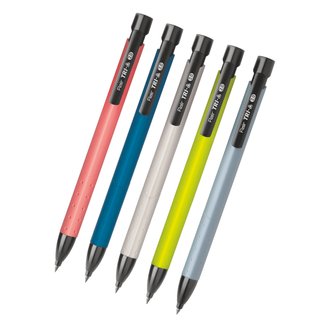 Flair Trio 2.0mm Mechanical Pencil With Lead Tube